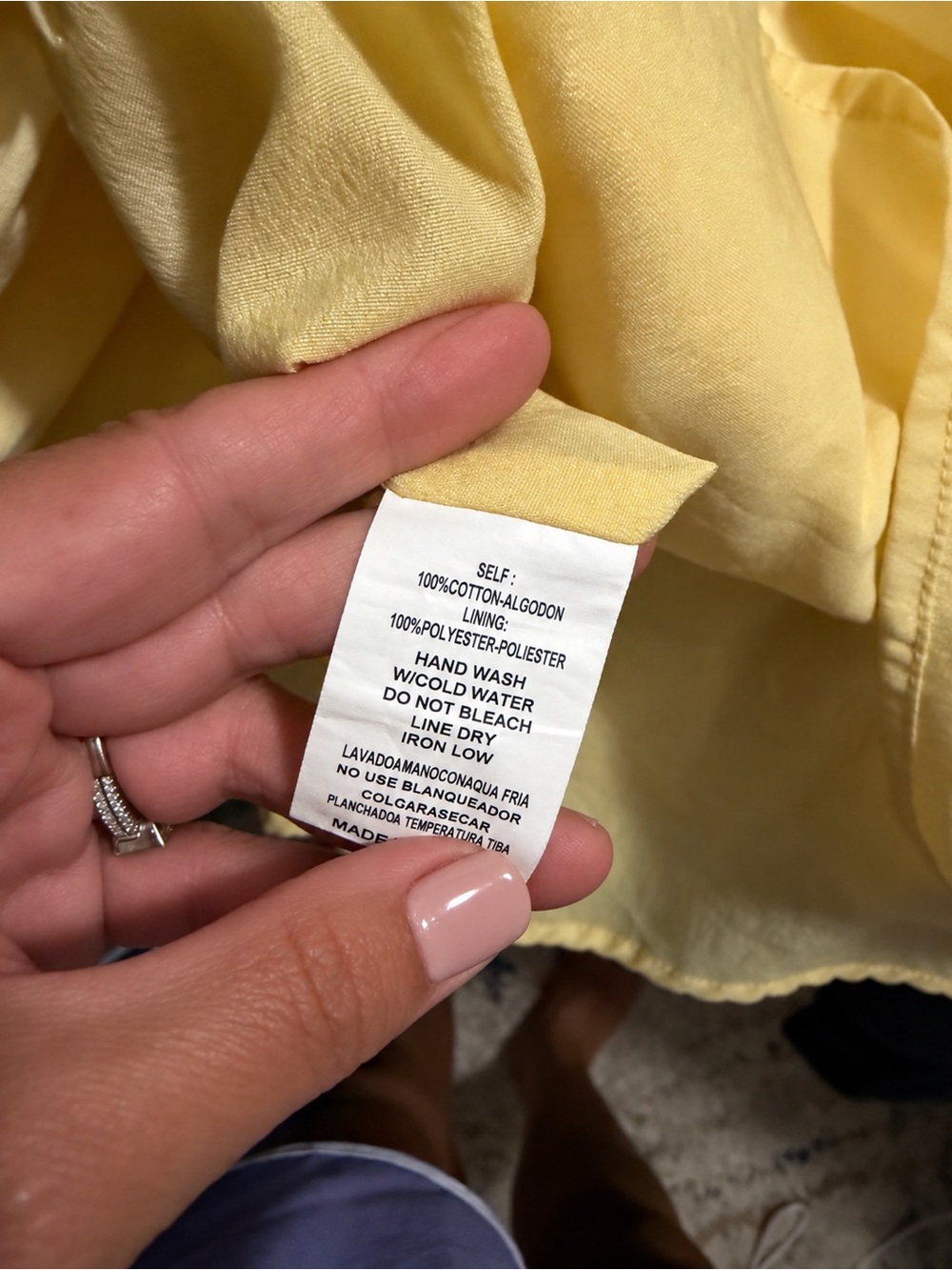 Light Yellow Puff-Sleeve Tiered Blouse — Women - Picture 2 of 2